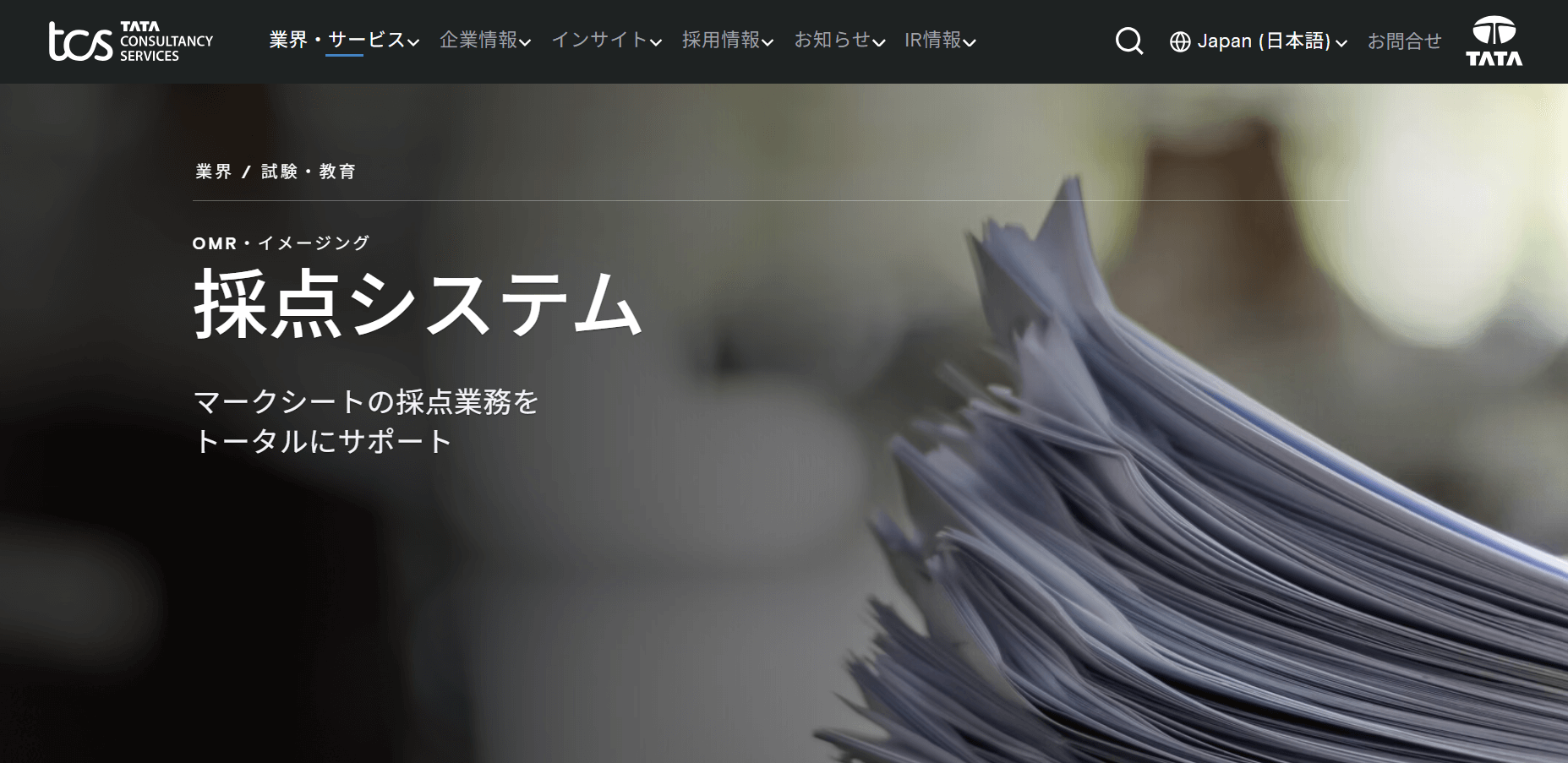 採点システム（TCS）_キャプチャ画像